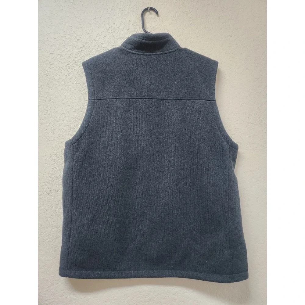 The North Face Gordon Lyons Fleece Sweater Vest Men's Size XL Gray Full Zip